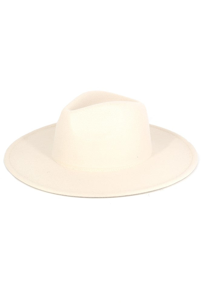 STAPLE FEDORA HAT/AMH0142 Off White