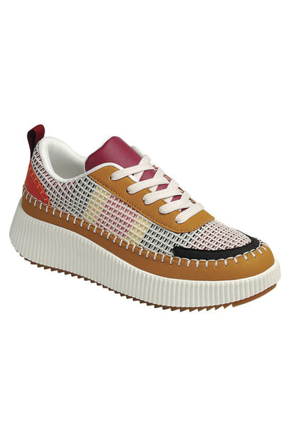 TIMELESS-12 Tan Maroon Multi - ShoeNami