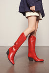 IZABELLA Red Cowboy Boot