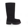 TORRIA-2 BLACK CHUNKY TOE WINTER KNEE BOOT