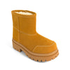 TORRIA-1 CAMEL CHUNKY TOE WINTER ANKLE BOOT