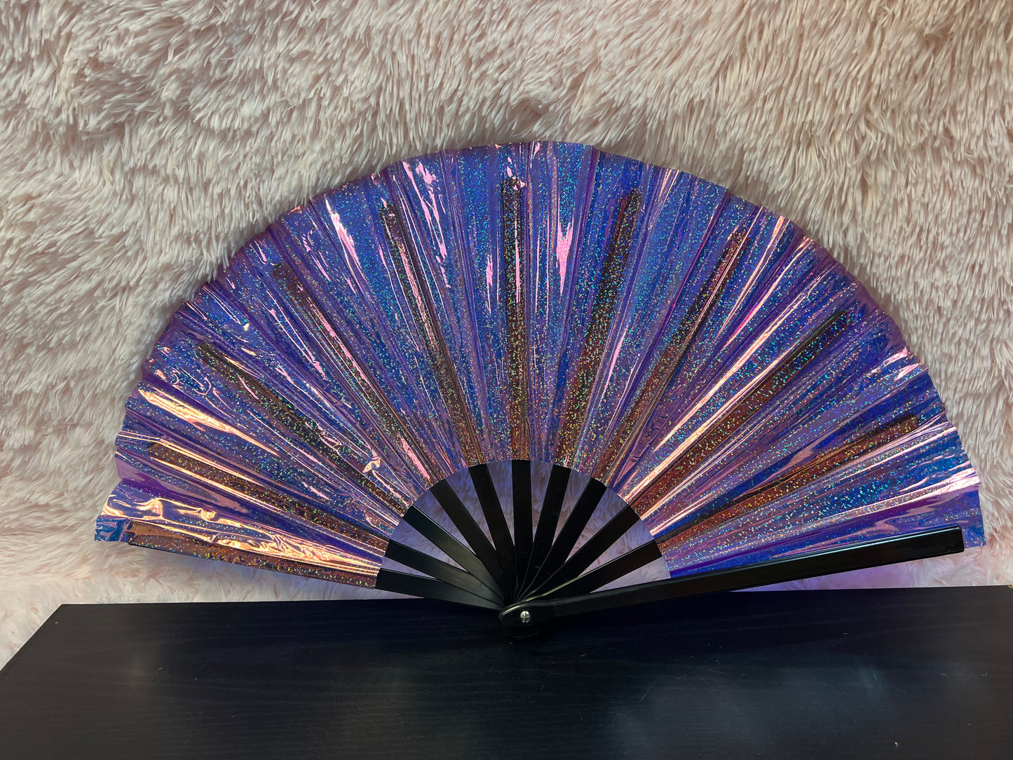 SHIMMER HOLOGRAPHIC GLITTER FAN PURPLE