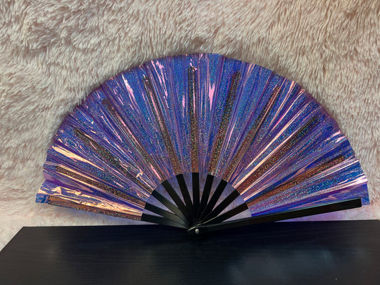 SHIMMER HOLOGRAPHIC GLITTER FAN PURPLE