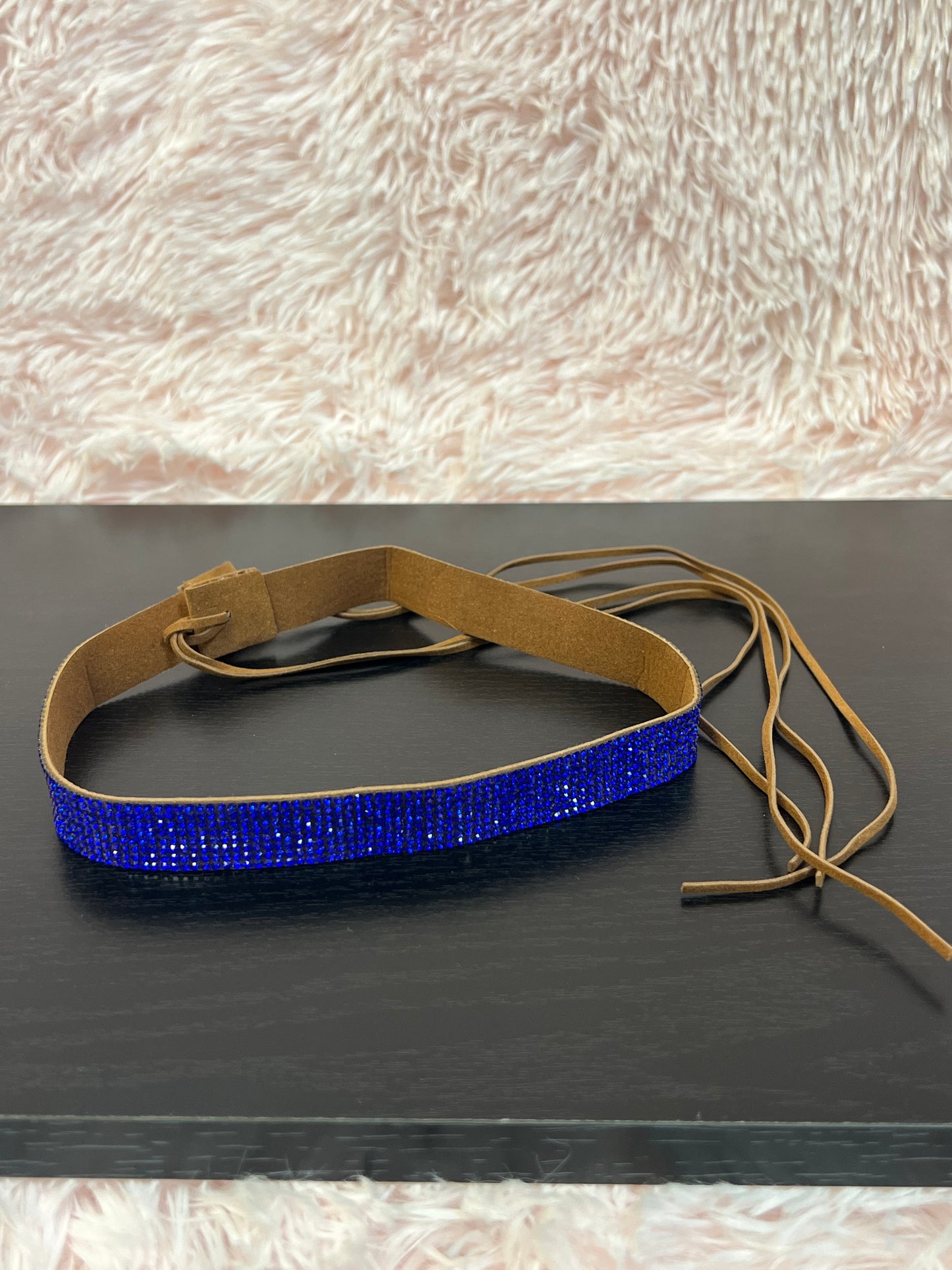 BLING HAT BAND BLUE, band only
