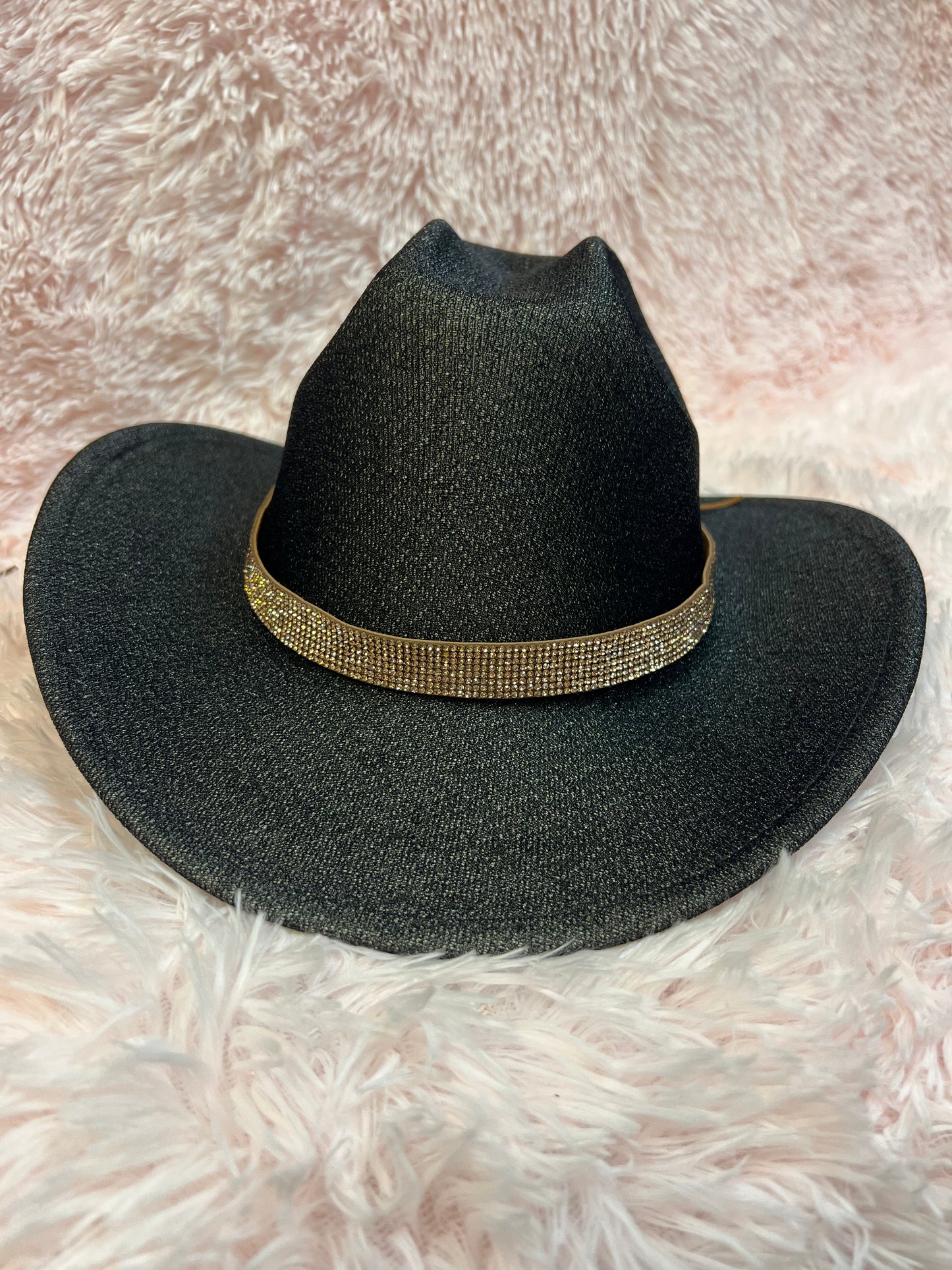 BLING HAT BAND ROSE GOLD, band only