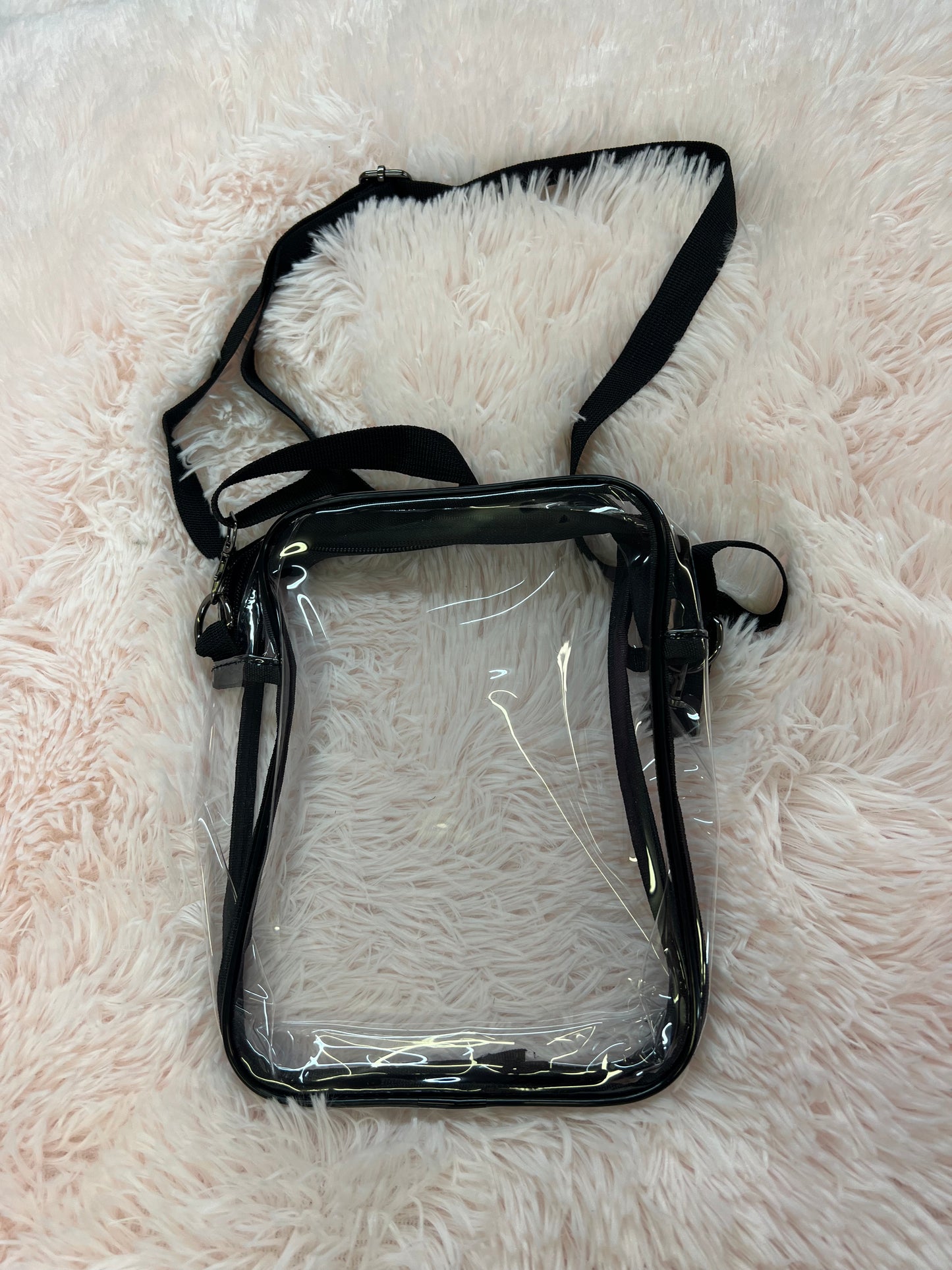 THELMA CLEAR CROSS BODY BAG BLACK