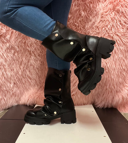 MAGEO-2 Black Faux Leather