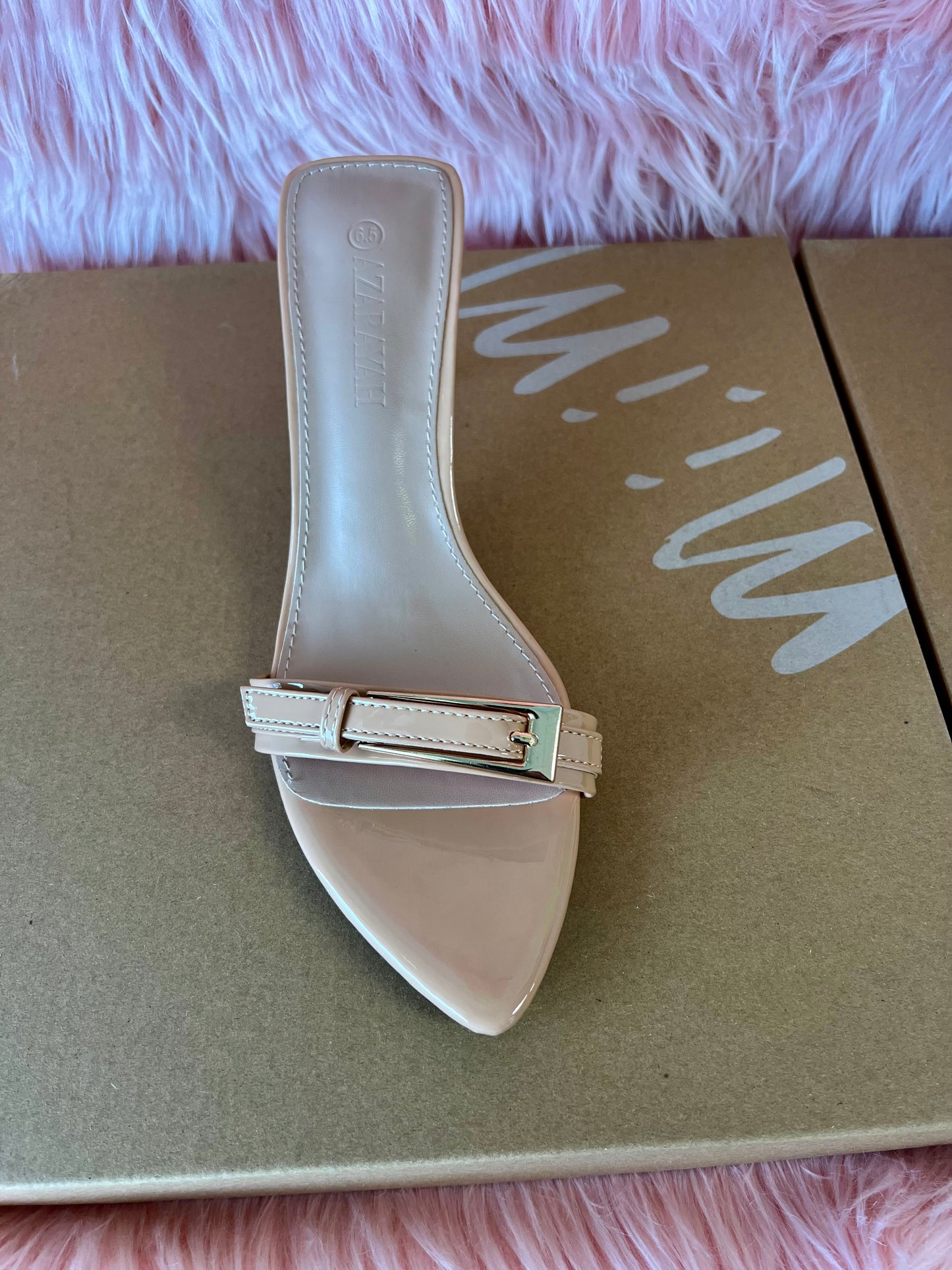 SATURN NUDE Kitten Heel