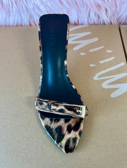 SATURN Leopard Kitten Heel