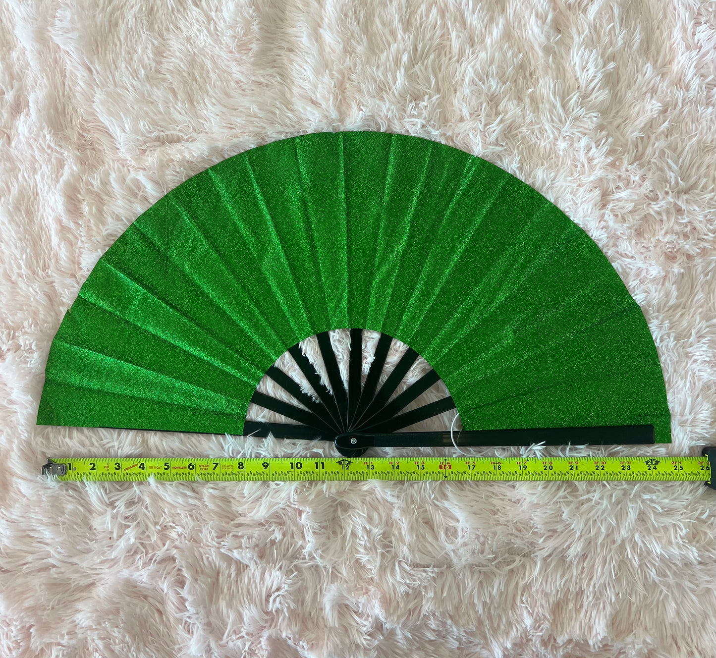 SHIMMER METALLIC FAN GREEN