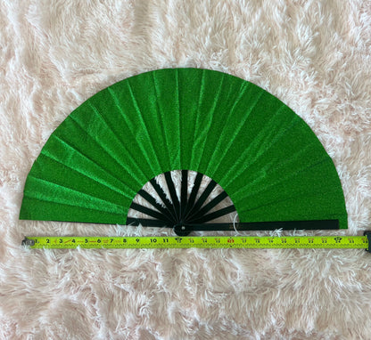 SHIMMER METALLIC FAN GREEN