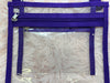 DOLLY CROSS BODY BAG CLEAR AND PURPLE