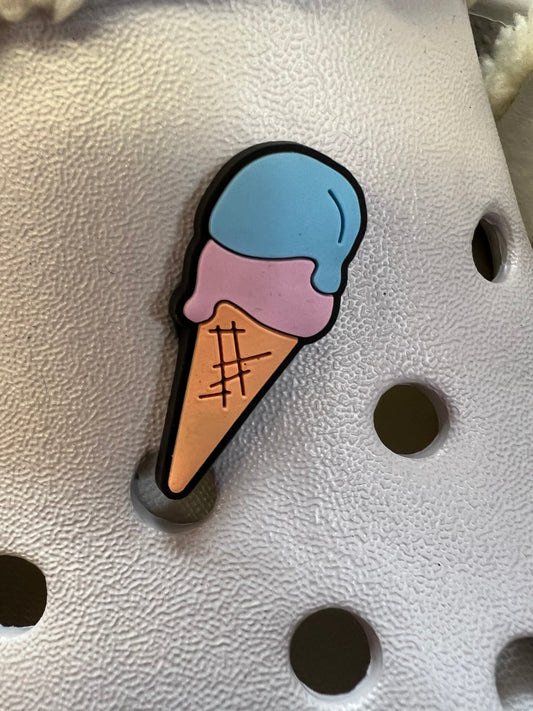 SHOE CHARMS - ICE CREAM CONE