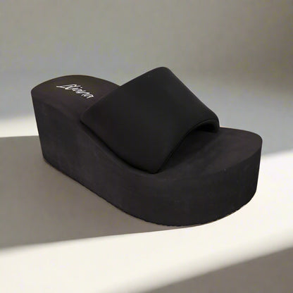 ALTA-2 Black Platform Sandals