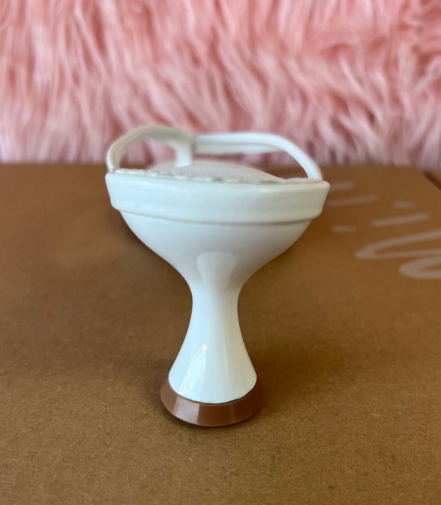 CONTRADICTION White Kitten Heel