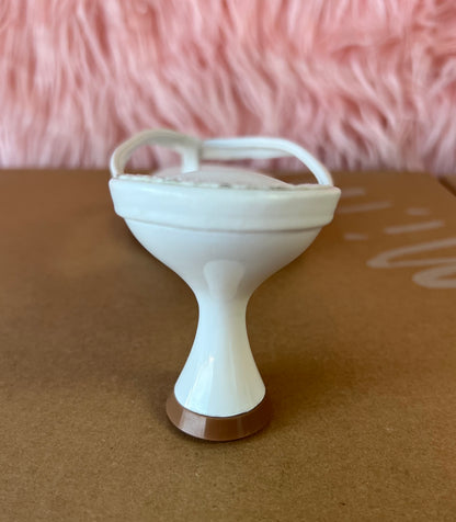 CONTRADICTION White Kitten Heel