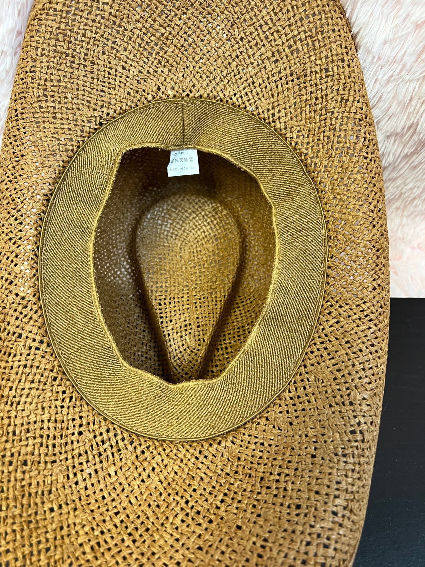 BULLHORN STRAW COWBOY HAT TAN