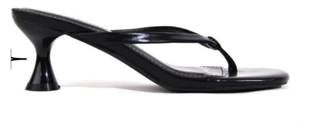 CONTRADICTION BLACK Kitten Heel