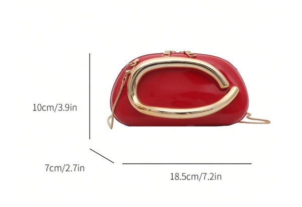 CAITLYN CLUTCH RED