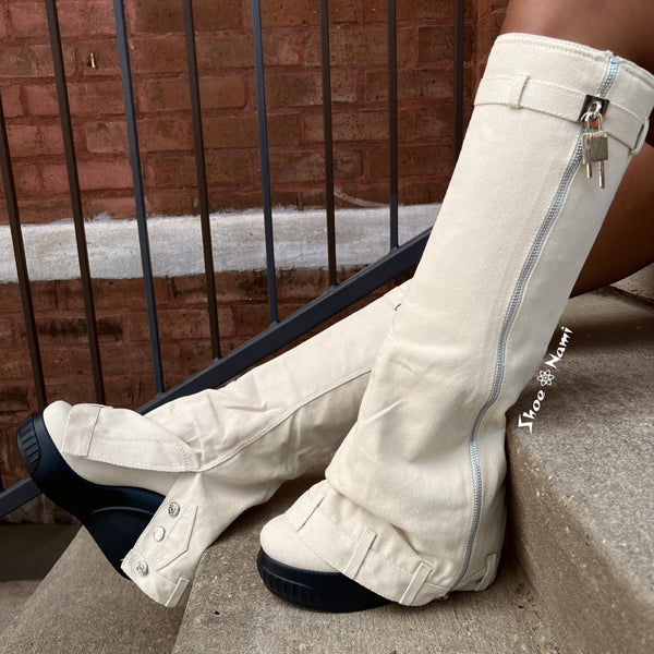SMARTY PANTS Cream - ShoeNami