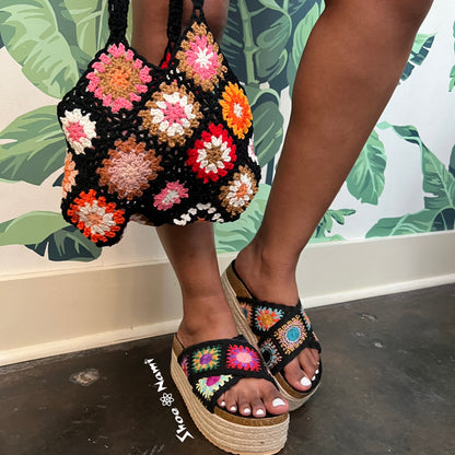 TOYA-2 Black Multi - ShoeNami