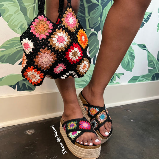 TOYA-2 Black Multi - ShoeNami