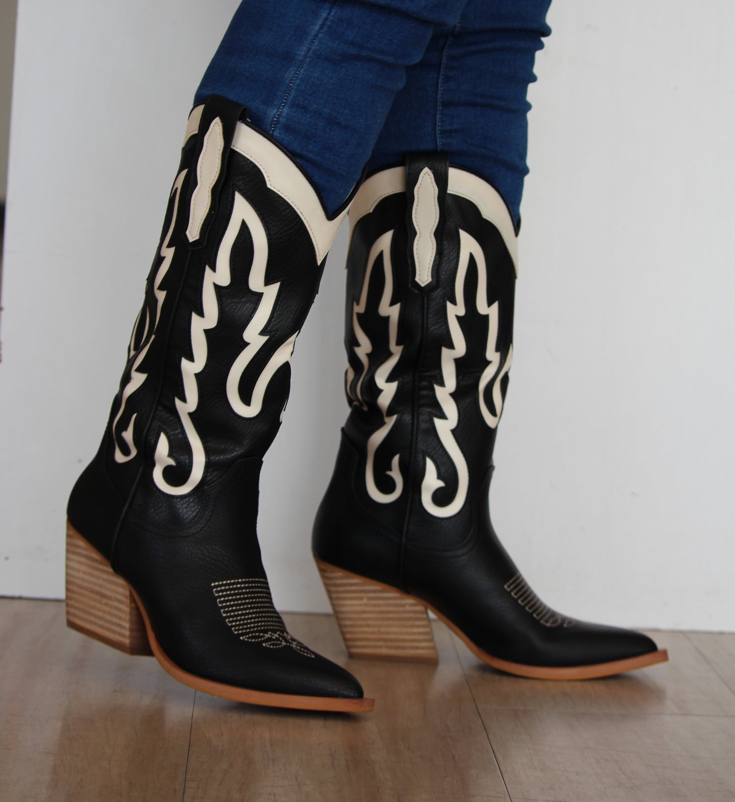 IDA Black Cowboy Boot