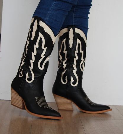 IDA Black Cowboy Boot