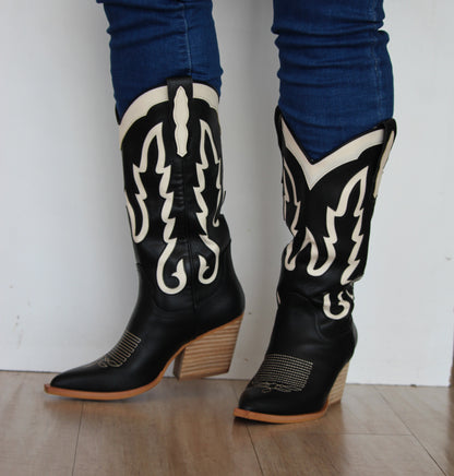 IDA Black Cowboy Boot