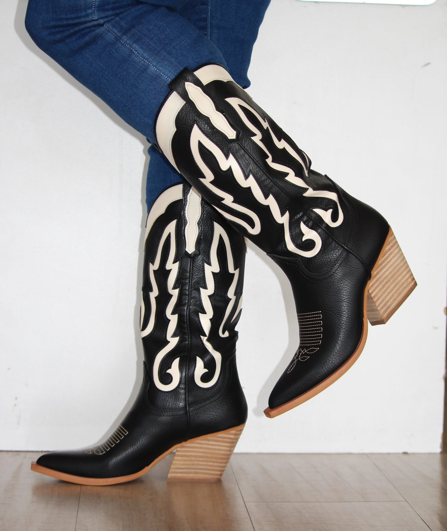 IDA Black Cowboy Boot