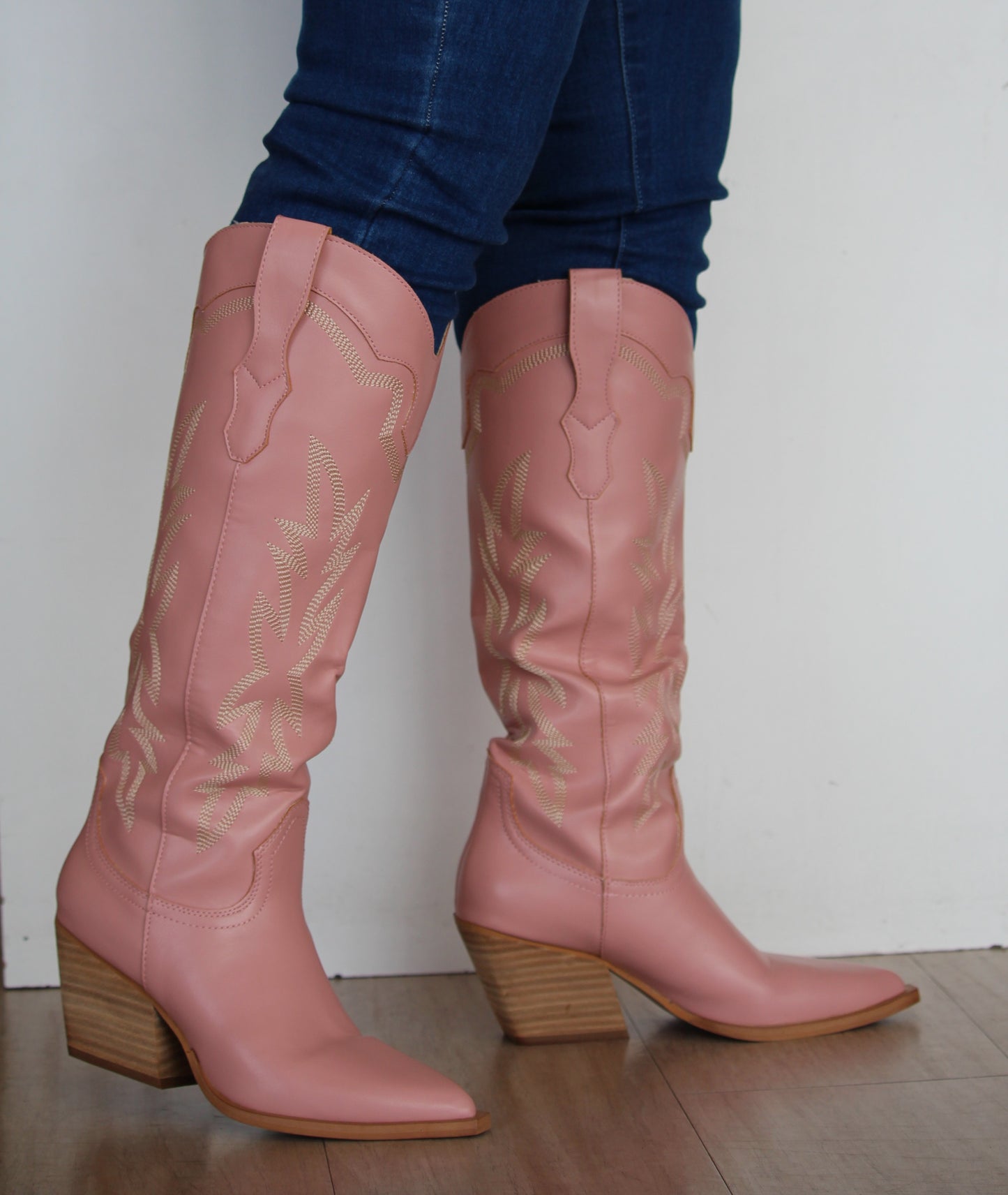 INDIGO Pink Cowboy Boot