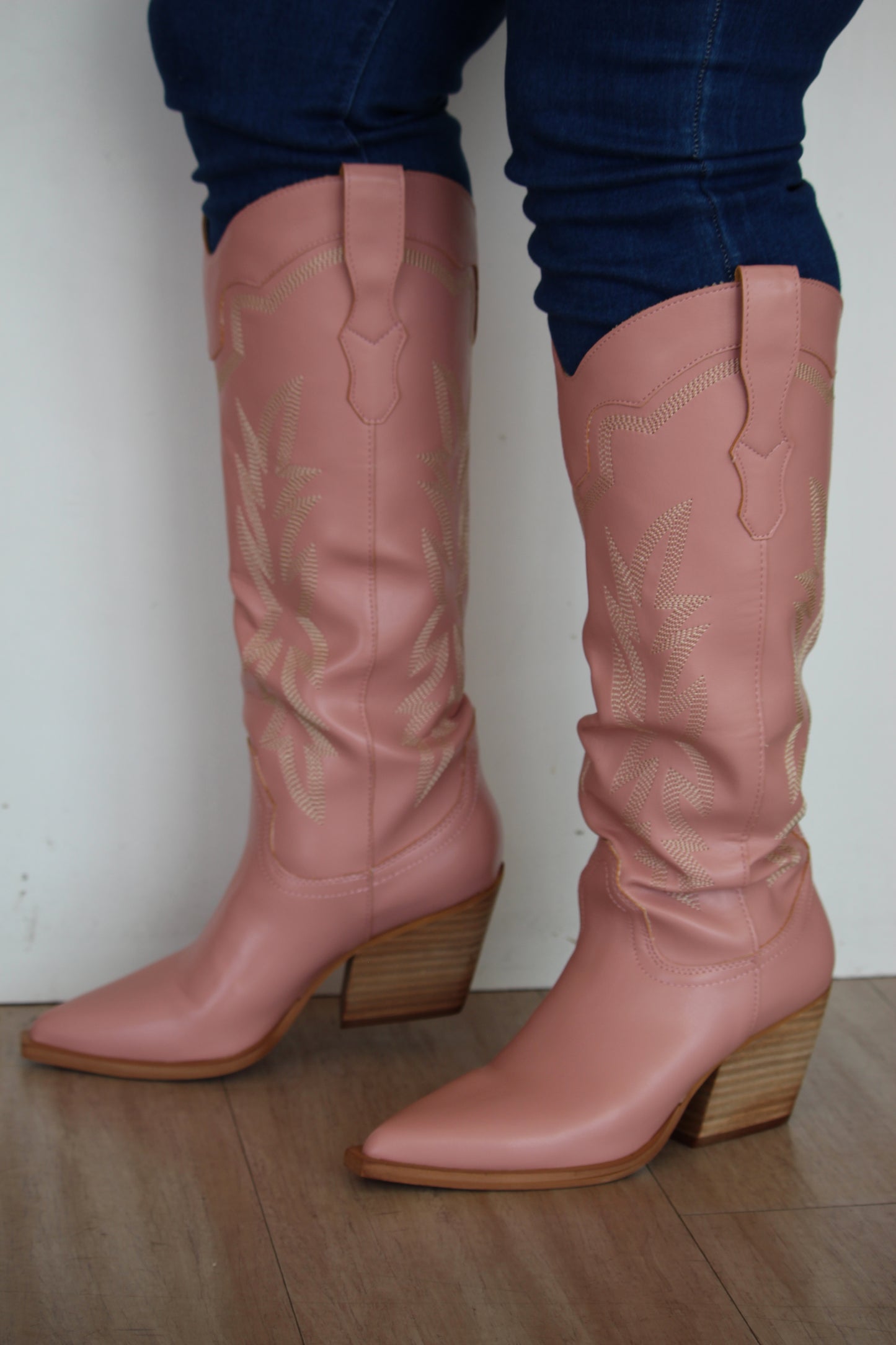 INDIGO Pink Cowboy Boot