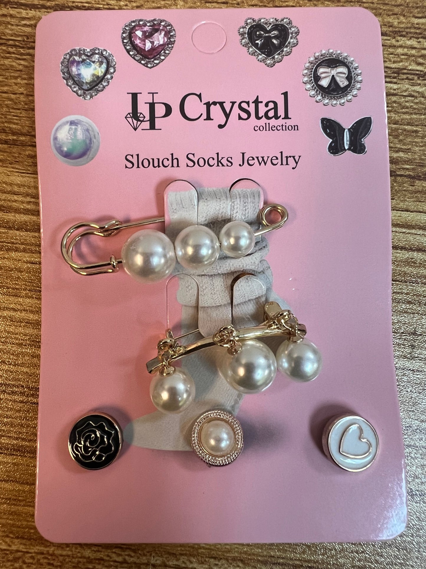 SOCK JEWELRY - Pearl Dangle