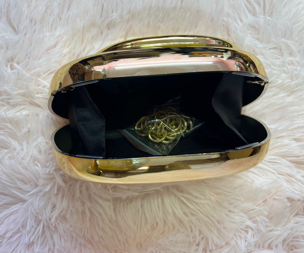 MEL CLUTCH BAG GILDED GOLD