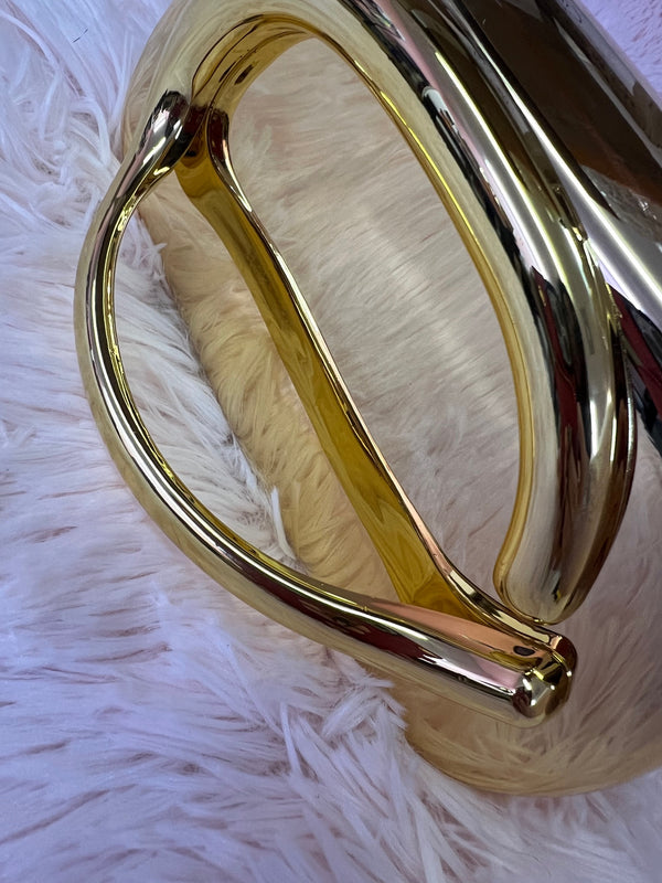 MEL CLUTCH BAG GILDED GOLD