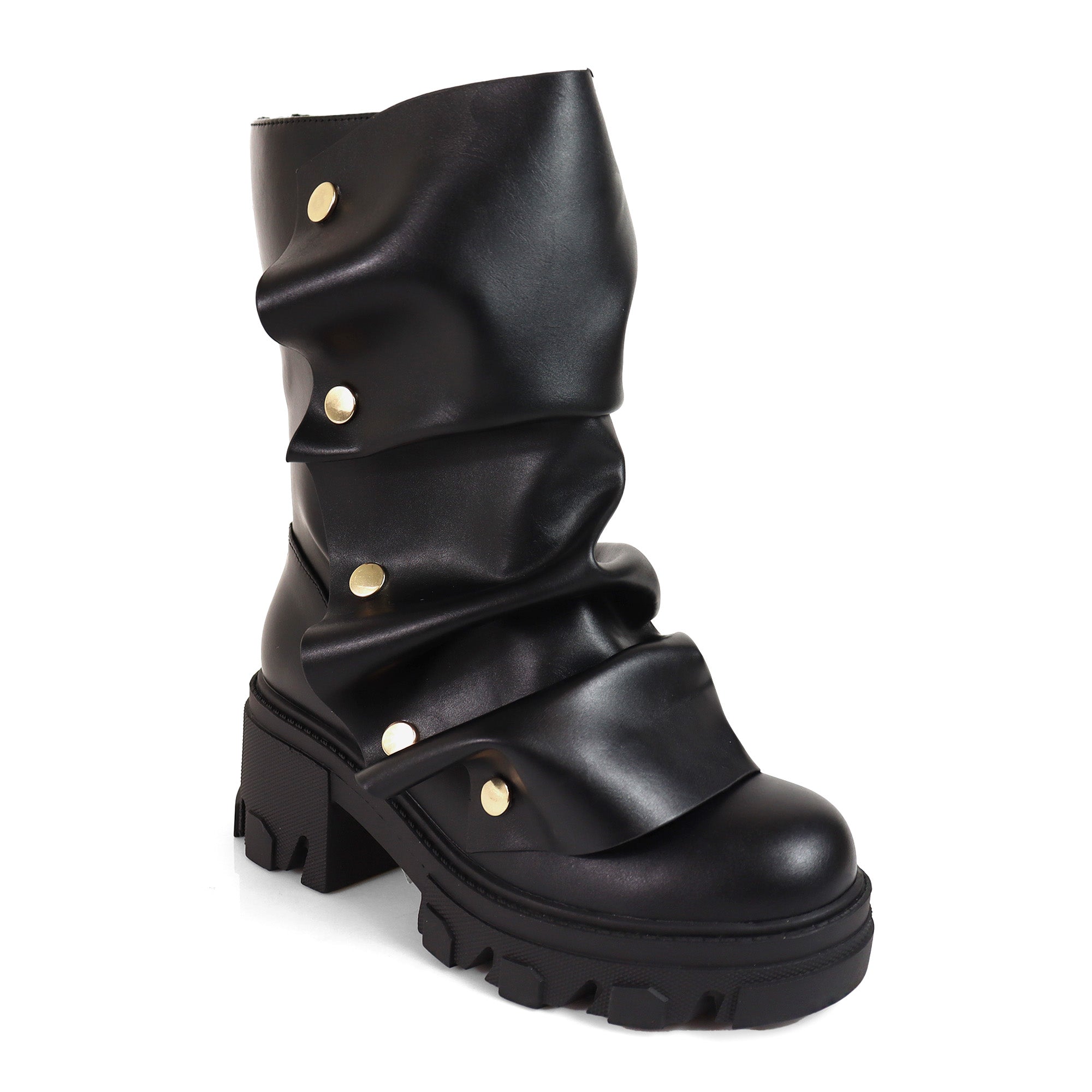 MAGEO-2 Black Faux Leather