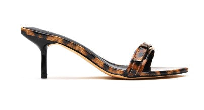 SATURN Leopard Kitten Heel