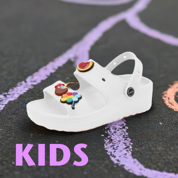SPENCER-Y KIDS With Charms White - ShoeNami