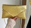 SUNLIGHT CLUTCH BAG GOLD