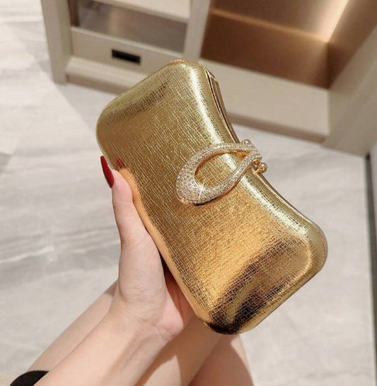 SUSSIE CLUTCH BAG GOLD