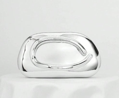 MEL CLUTCH BAG SILVER