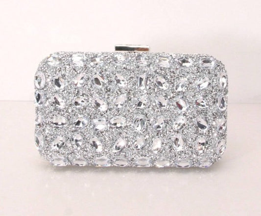 JINX CLUTCH BAG SILVER