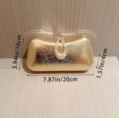 SUSSIE CLUTCH BAG GOLD