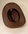 TANNER FAUX SUEDE COWBOY HAT BROWN