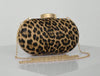 VIXEN LEOPARD PRINT HARD CASE CLUTCH