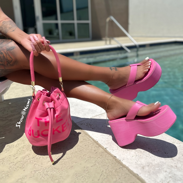 THE BUCKET BAG Pink - ShoeNami