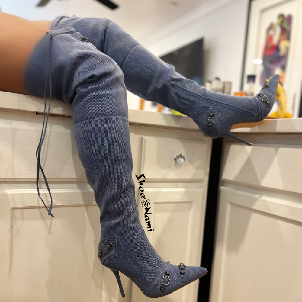 BEXIE-21 Denim - ShoeNami