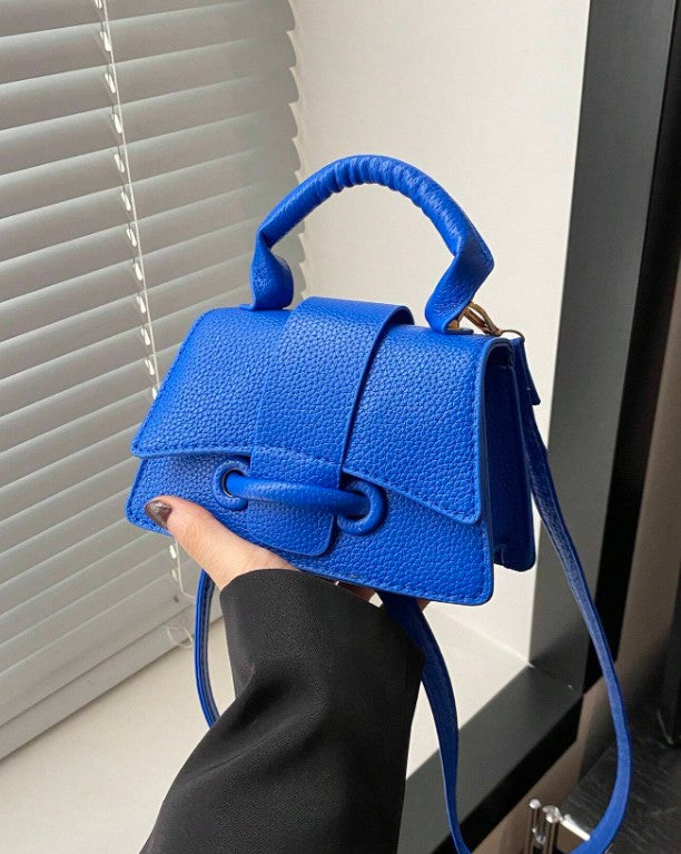JAYLA BLUE MINI BAG WITH CROSS BODY STRAP