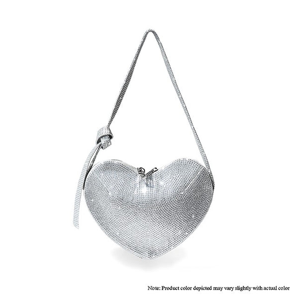 HEART BAG Silver - ShoeNami