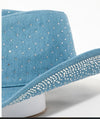DIVA RHINESTONE COWBOY HAT DENIM